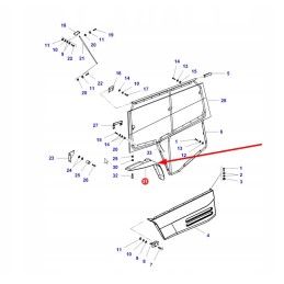 La322839050 plastic cover