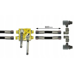 Hydraulic set, front two-way valve