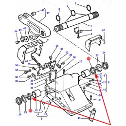 3045416m1 lifter shaft sleeve