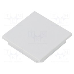 1 set x TOPMET - V4600022 - Cap for LED profiles, grey, 2pcs, ABS, VARIO30-08