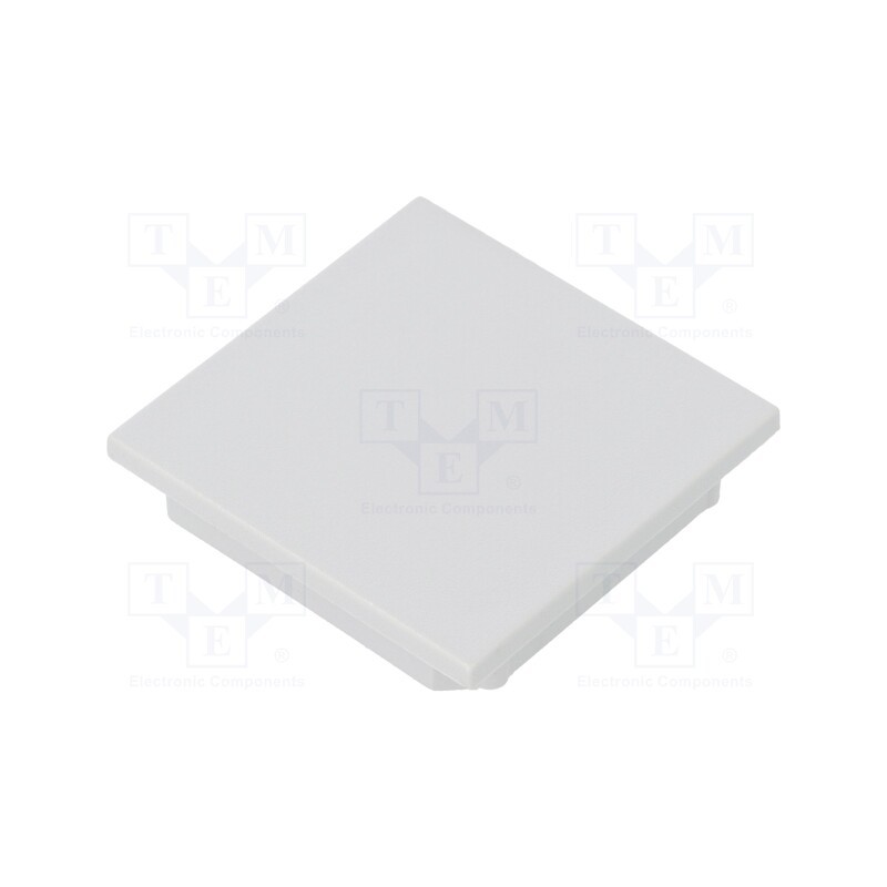 1 set x TOPMET - V4600022 - Cap for LED profiles, grey, 2pcs, ABS, VARIO30-08