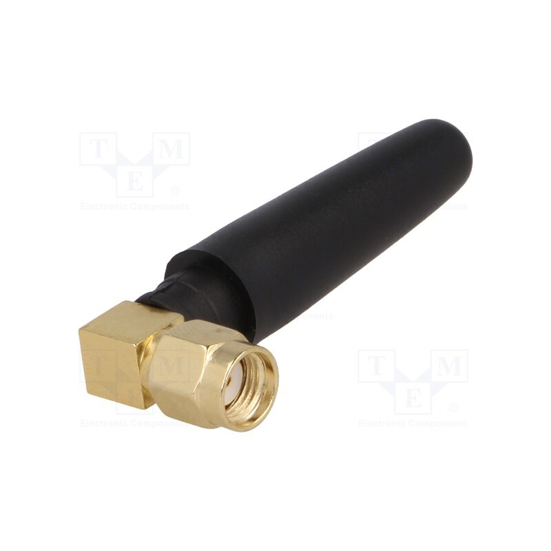 1 pcs x SR PASSIVES - WIFI-ANT401 - Antenna, WiFi, 2dBi, vertical, angular,twist-on, 50Ω, male,RP-SMA