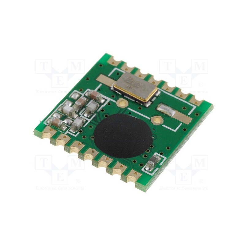 1 pcs x HOPE MICROELECTRONICS - RFM02 868S2 - Module: RF, FM transmitter, FSK, 868MHz, SPI, 2.2÷5.4VDC, 8dBm, SMD