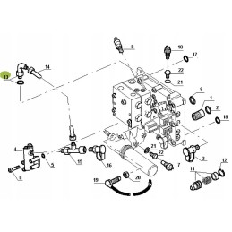 6005024668 hydraulic elbow
