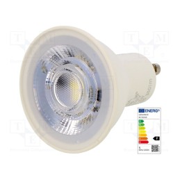 1 pcs x ams OSRAM - 4058075198647 - LED lamp, cool white, GU10, 230VAC, 350lm, P: 5W, 36°, 6500K