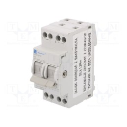 1 pcs x SPAMEL - SPMP\2P40 - Module: mains-generator switch, Poles: 2, 240/415VAC, 40A, IP20