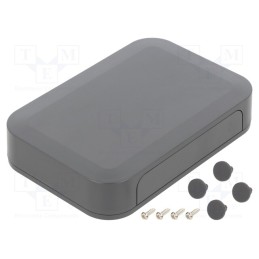 1 pcs x TAKACHI - PF13-3-9D - Enclosure: with panel, PF, X: 125mm, Y: 85mm, Z: 25mm, ABS, dark grey