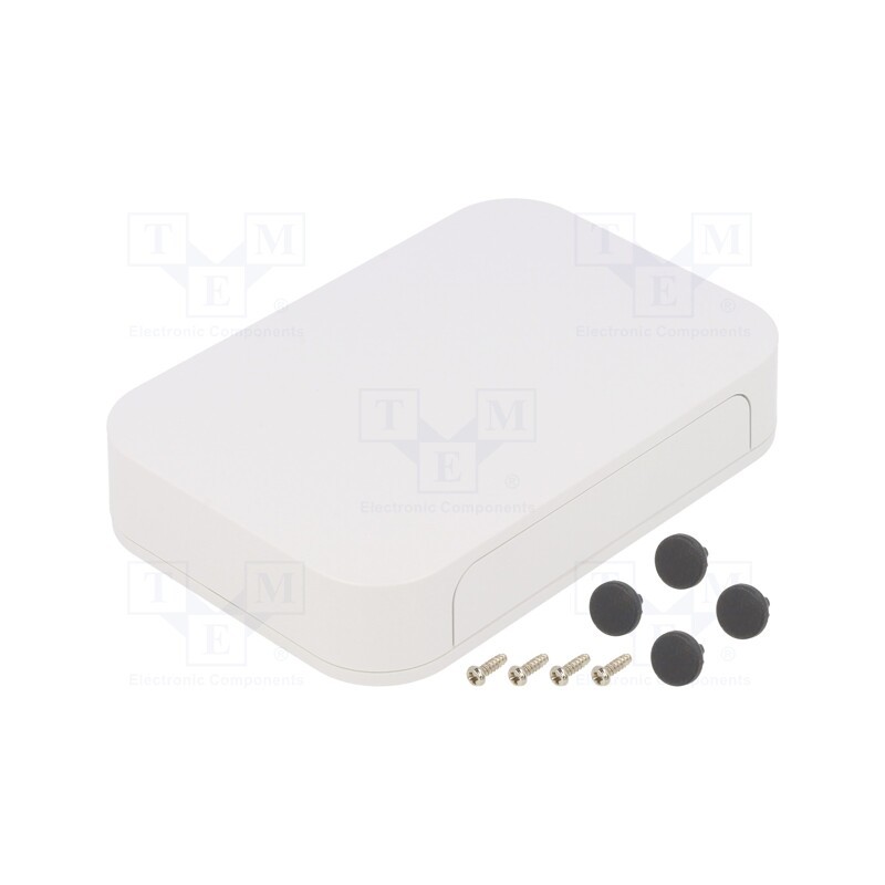 1 pcs x TAKACHI - PF13-3-9W - Enclosure: with panel, PF, X: 125mm, Y: 85mm, Z: 25mm, ABS, white, IP40