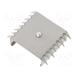 1 set x TOPMET - E4980019 -AS - Holder U7, natural, 2pcs, stainless steel, Kit: 2 holders