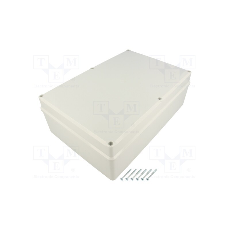 1 pcs x KRADEX - Z95JH ABS - Enclosure: multipurpose, X: 190mm, Y: 280mm, Z: 95mm, ABS, grey, IP65