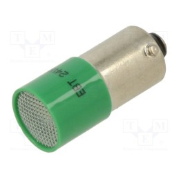 1 pcs x CML INNOVATIVE TECHNOLOGIES - 18802351 - Indicator: LED, BA9S,T10, green, plastic, 24VAC, 24VDC, -20÷60°C