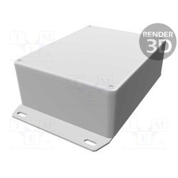 1 pcs x HAMMOND - 1590BBSFBK - Enclosure: multipurpose, X: 94mm, Y: 120mm, Z: 42mm, 1590, aluminium