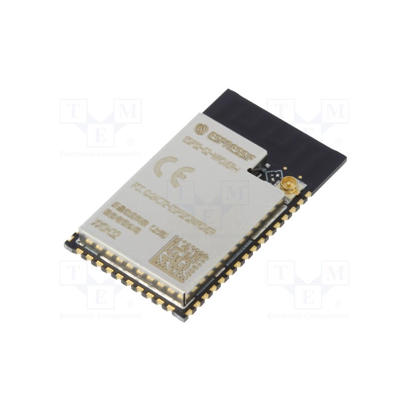 1 pcs x ESPRESSIF - ESP32-S2-WROVER-I-N4R2 - Module: IoT, WiFi, external, SMD, 18x31x3.3mm, I-PEX (u.FL)