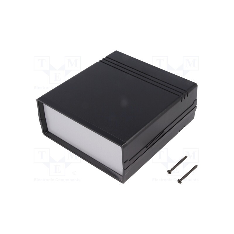 1 pcs x TEKO - 12.9 - Enclosure: with panel, CAB, X: 129mm, Y: 134mm, Z: 54mm, ABS, black