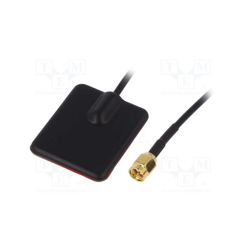 1 pcs x SR PASSIVES - GSM-ANT117 - Antenna, GSM, 2dBi, linear, for ribbon cable, 50Ω, 39.9x33.5x5.5mm