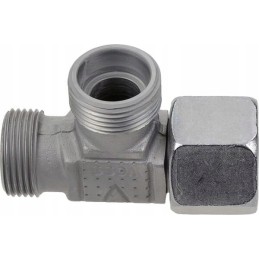 Tee connector with asymmetrical nut M22x1