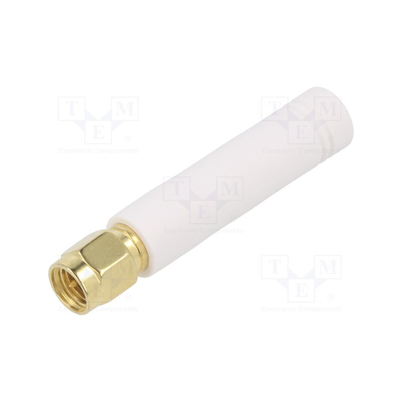 1 pcs x 2J - 2J0B24W-C885G_CU010375 - Antenna, 2G,3G,4G,GSM,LTE, 1.5dBi,3.5dBi,6.3dBi, twist-on, 48mm