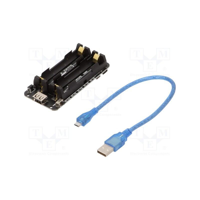 1 pcs x OKYSTAR - OKY3604-2 - Module: charging, power bank, USB, 3V,5V, Size: 18650