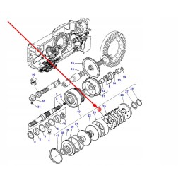70815306 clutch friction disc 110 x 157 x 3 mm