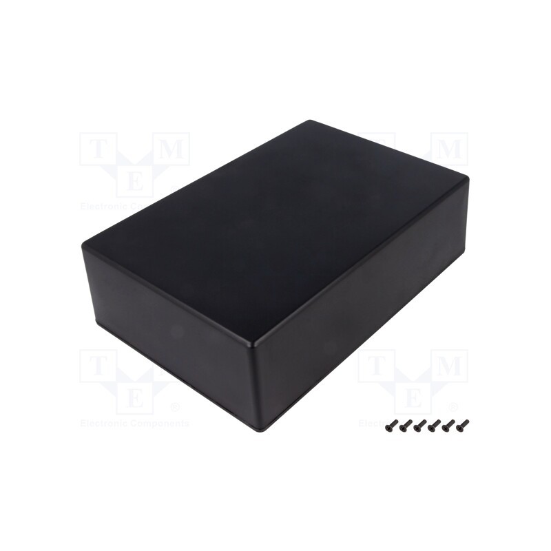 1 pcs x HAMMOND - 1591XXFBK - Enclosure: multipurpose, X: 150mm, Y: 221mm, Z: 63mm, 1591XX, ABS