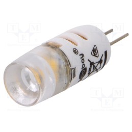 1 pcs x Goobay - 30584 - LED lamp, warm white, G4, 12VDC, 12VAC, 90lm, P: 1.2W, 300°, 2700K