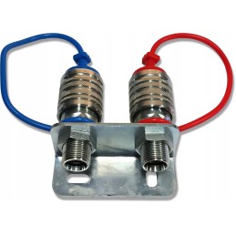 Set of board with 2x M18 Euro socket quick connectors