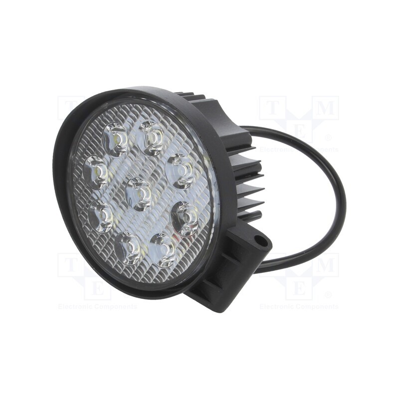 1 pcs x ELTA - EB8005 - Lamp: working, 27W, 6500K, IP67, Light source: LED x9, 1400lm