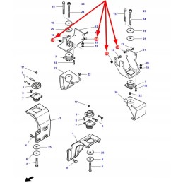 Vjb8905 self-locking nut m10
