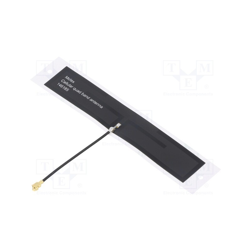 1 pcs x MOLEX - 146185-0050 - Antenna, GSM,LTE, 1.6dBi,3.4dBi,4.2dBi, linear, U.FL, Len: 50mm