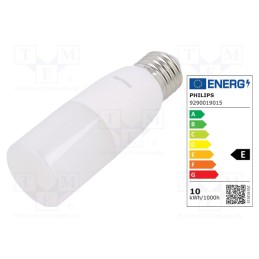 1 pcs x PHILIPS - 8718696814536 - LED lamp, neutral white, E27, 230VAC, 1050lm, P: 9.5W, 240°, 4000K