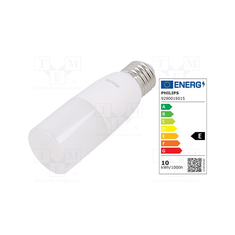 1 pcs x PHILIPS - 8718696814536 - LED lamp, neutral white, E27, 230VAC, 1050lm, P: 9.5W, 240°, 4000K