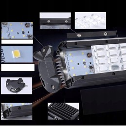 LED panel halogen lamp 240w for bison tractor combine harvester