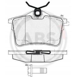 A bs brake pads citroen berlingo 08 rear