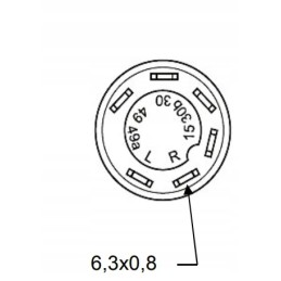 Round flash button switch