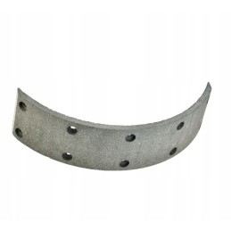 The brake shoe lining has a long shoe in parallel