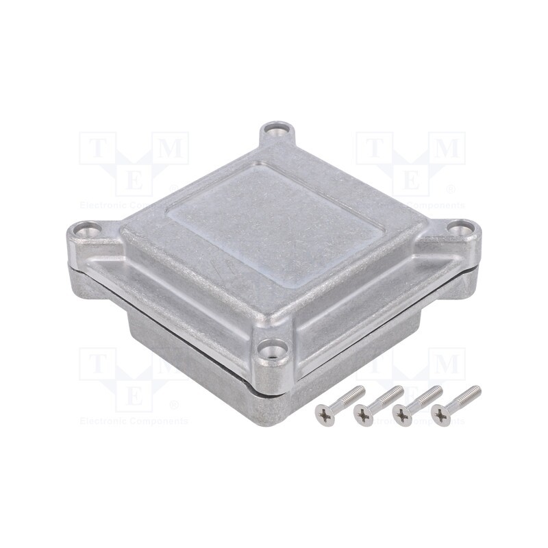 1 pcs x GAINTA - HQ001EMS - Enclosure: shielding, X: 96mm, Y: 96mm, Z: 45mm, aluminium, natural
