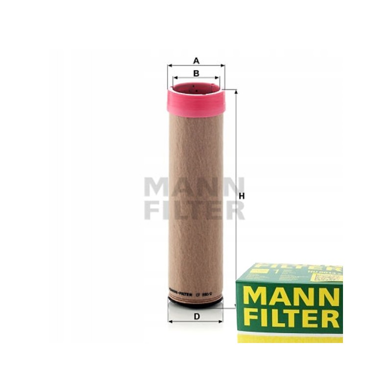 Air filter for deutz fahr agroplus 310 320 420