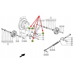 008523 g Teflon sleeve 23 x 26 x 13 mm