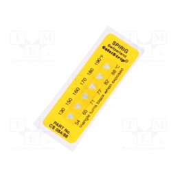 1 pcs x SPIRIG - CS-054/088 - Temperature indicator, 54°C,66°C,71°C,77°C,82°C,88°C, °C,°F