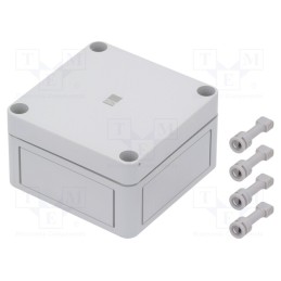 1 pcs x RITTAL - 9504 - Enclosure: multipurpose, X: 94mm, Y: 94mm, Z: 57mm, PK, polycarbonate