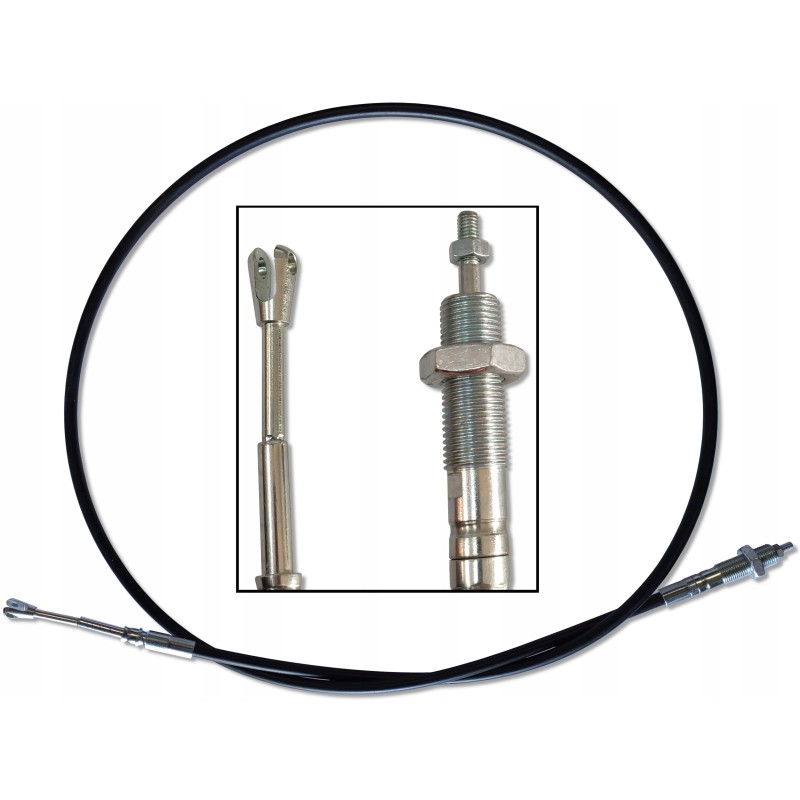 Strong cable with 2m forks and lever for the distributor