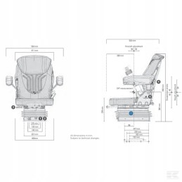Compacto comfort s grammer new design seat