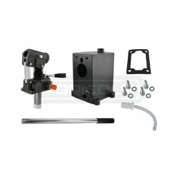 Hydraulic hand pump, 2 sides, 45cm, 2l tank