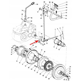 339390x1 clutch pedal lever pin