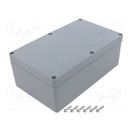 1 pcs x GAINTA - A3735-IP68 - Enclosure: multipurpose, X: 120mm, Y: 200mm, Z: 75mm, ABS, light grey