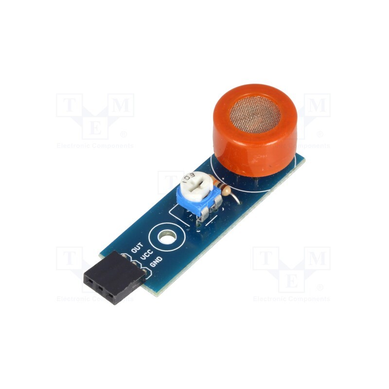 1 pcs x ROBOFUN - RBFN-EU-SEN-BMT-13 - Sensor: atmospheric, gas, 5VDC, MQ-3, socket,pin header, I/O: 3
