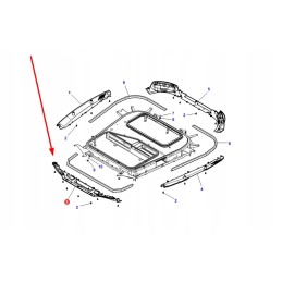 4350848m1 front roof cover