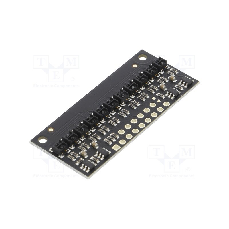 1 pcs x POLOLU - QTRX-HD-11A REFLECTANCE SENSOR ARRAY: 11 - Sensor: distance, reflective, 2.9÷5.5VDC, analog, Ch: 11, 45x20mm