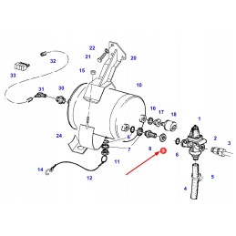 X596311600000 nut m22 x 1 5