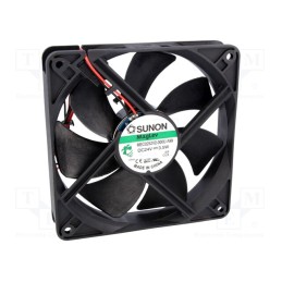 1 pcs x SUNON - MEC0252V2-000U-A99 - Fan: DC, axial, 24VDC, 120x120x25mm, 158m3/h, 40.5dBA, Vapo, 24AWG